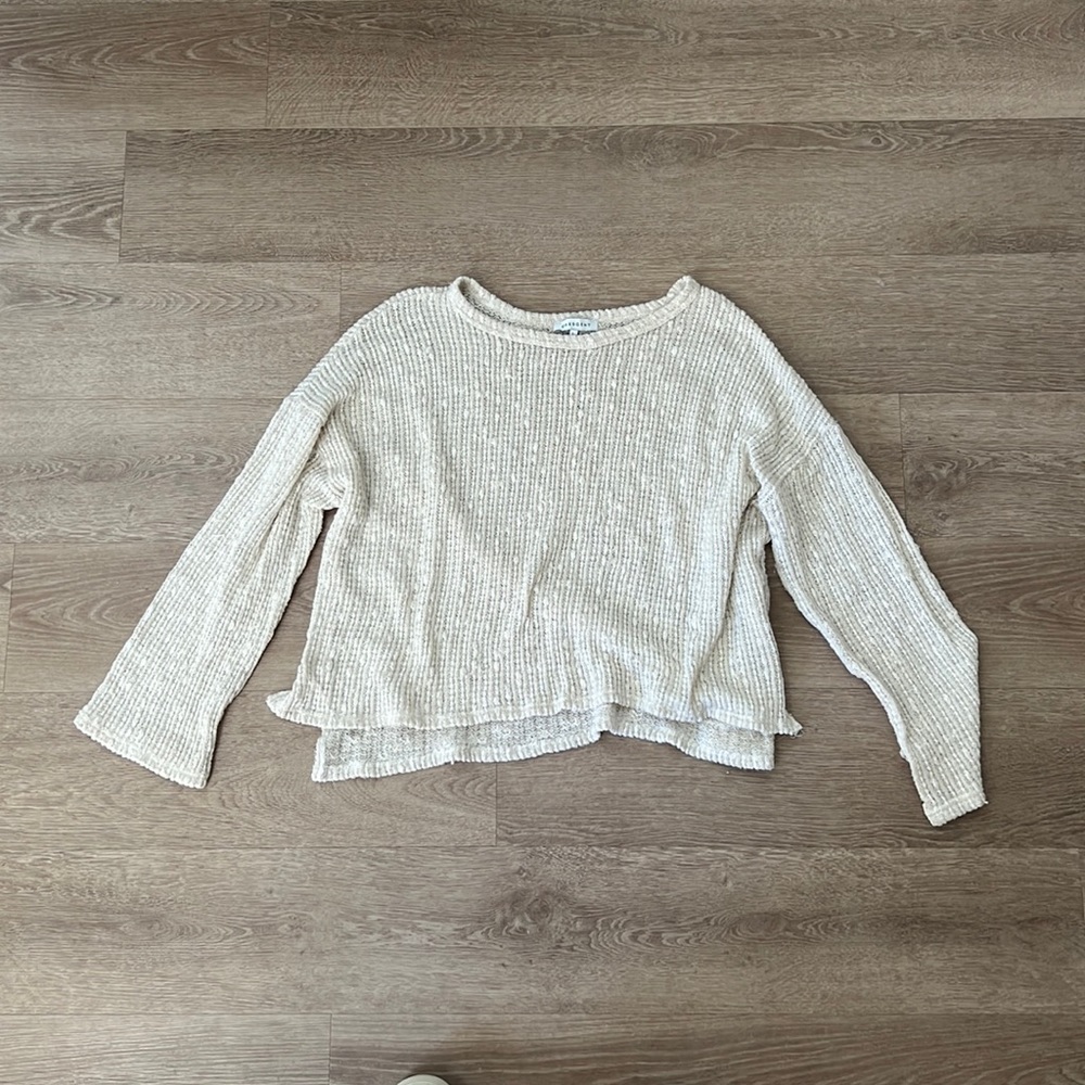 Cream sweater